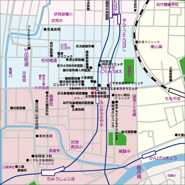 医療法人社団　大林医院の地図