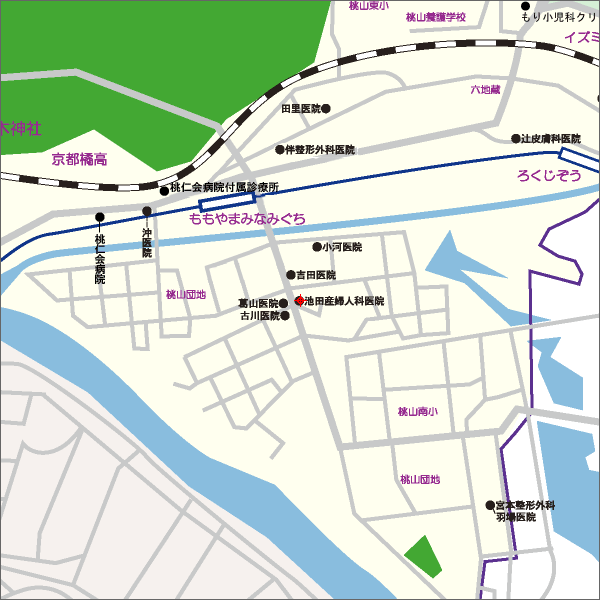池田産婦人科医院の地図