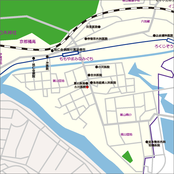 医療法人　古川医院の地図